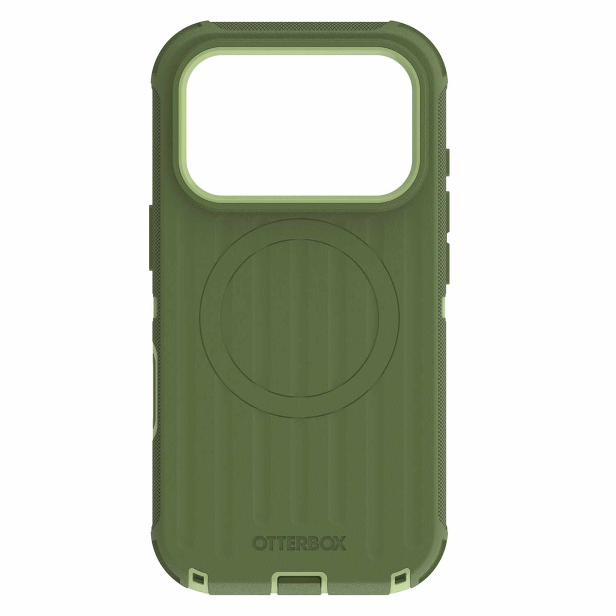 OtterBox - Defender Pro MagSafe Case Halfwise Green for iPhone 18 Pro/17 Pro