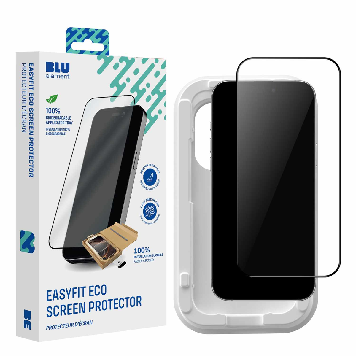 Blu Element BEEFTGIP17PM Protection D'écran EasyFit Éco pour iPhone 17 Pro Max