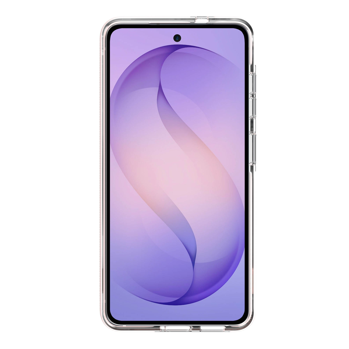 The ZAGG Santa Cruz Snap is a transparent case with pops of color that accent its design. It offers 13-foot drop protection, a sturdy kickstand that folds flush with the case.