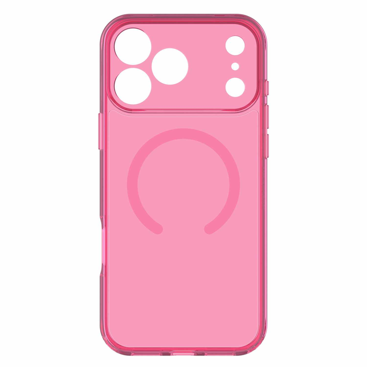 OtterBox - Lumen Clear MagSafe Case Heartspur Pink for iPhone 18 Pro Max/17 Pro Max