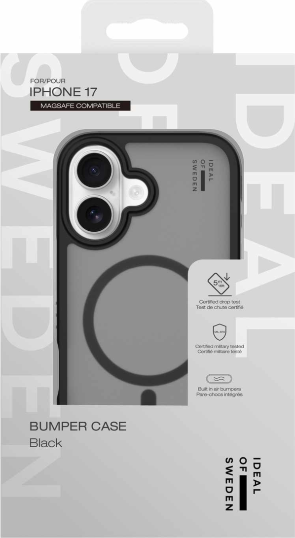 Ideal of Sweden - Bumper MagSafe Case Black for iPhone 17