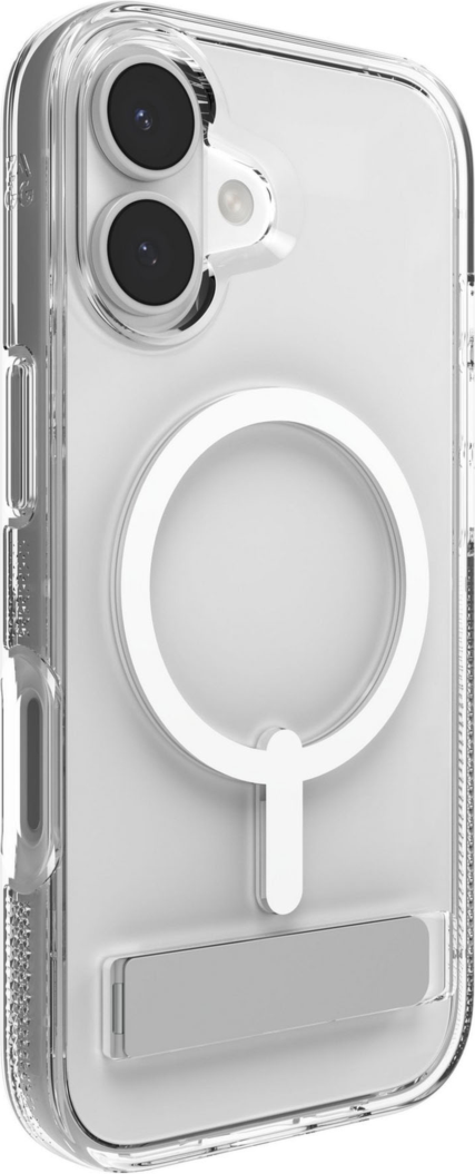 ZAGG - Crystal Palace Snap Case with Kickstand for Apple iPhone 17 - Clear