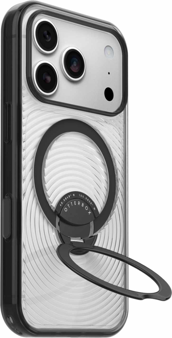 OtterBox - Symmetry Stand MagSafe Case Umbra Black for iPhone 18 Pro/17 Pro