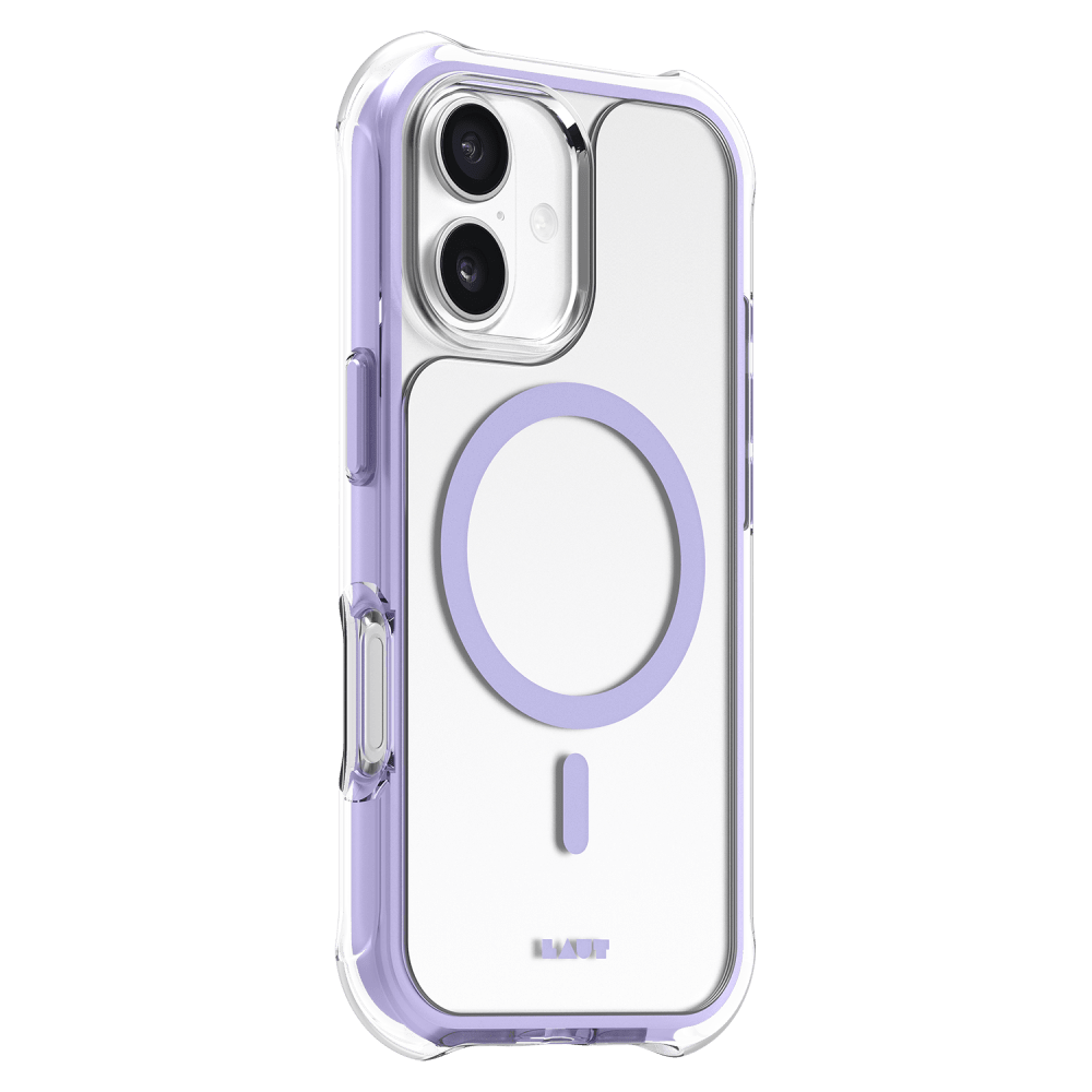 LAUT Aero Protect MagSafe pour iPhone 17 - Violet pâle