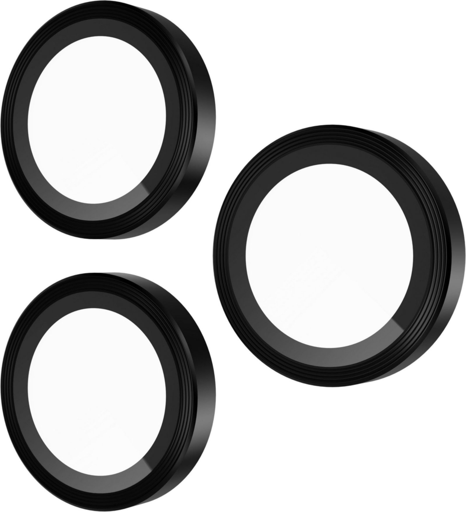 Case-Mate - Aluminum Camera Lens Glass Protectector for Apple iPhone 17 Pro Max / iPhone 17 Pro - Black