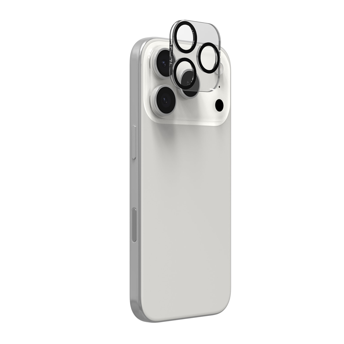 The ZAGG InvisibleShield Glass Elite with anti-reflective technology protects phone camera lenses from scratches and smudges.