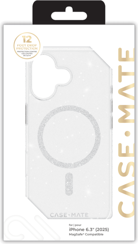 Case-Mate - Twinkle MagSafe Case for Apple iPhone 17 - Twilight Silver