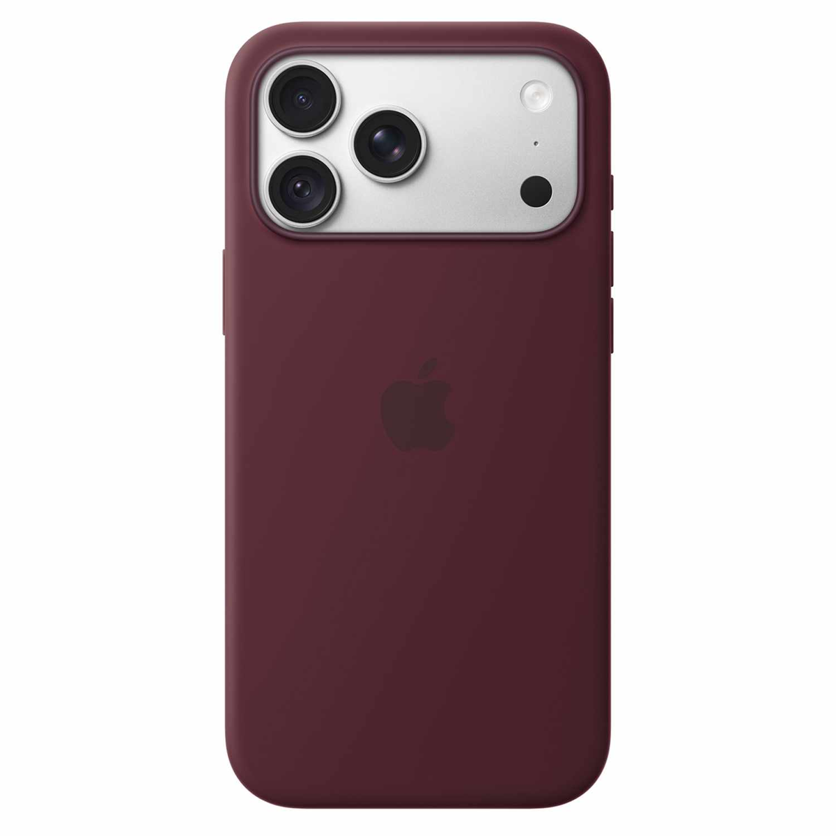 Apple - Silicone Case with MagSafe Burgundy for iPhone 18 Pro Max
