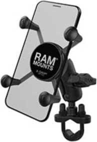 The RAM® X-Grip® Universal Rail U-Bolt Mount for Bikes & Motorcycles is ideal for handlebars providing stable device support for handsfree navigation.