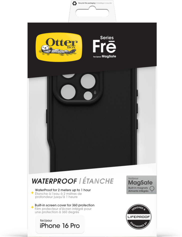 <p>Dive into the action and click onto accessories with the WaterProof OtterBox Fre Series Case for MagSafe.</p>