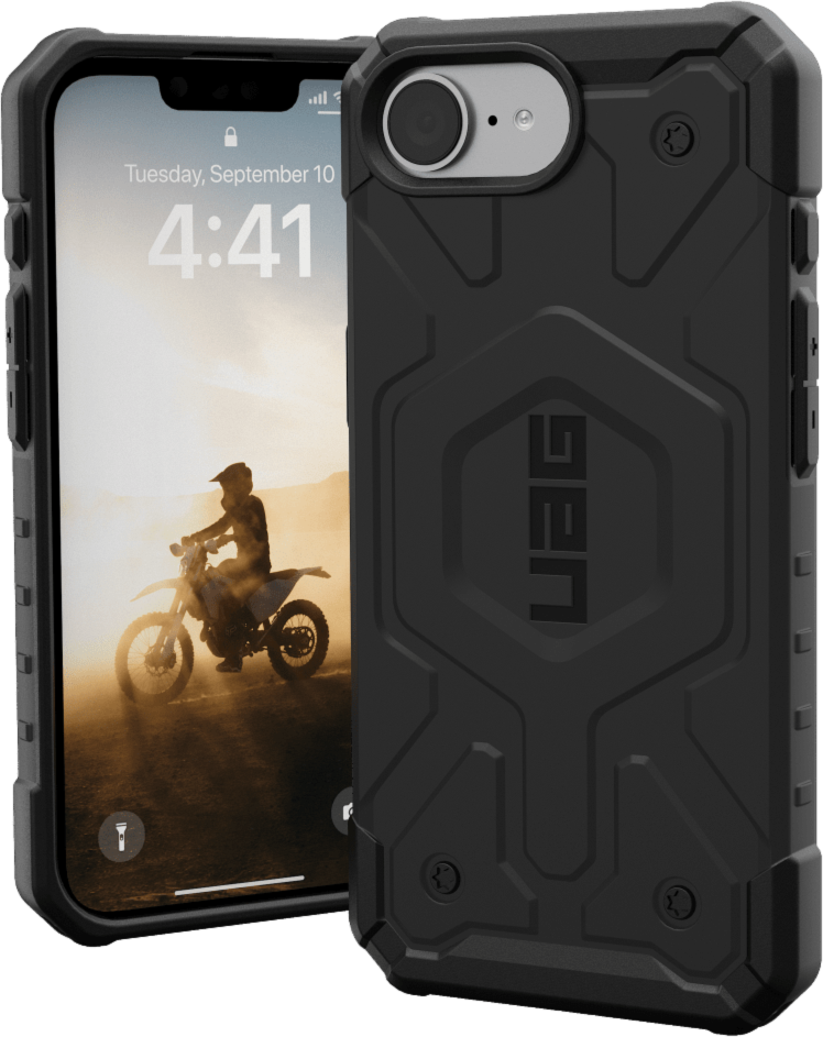 Designed with action and adventure in mind, the UAG Pathfinder Clear case with MagSafe provides serious protection with a modern classic look.