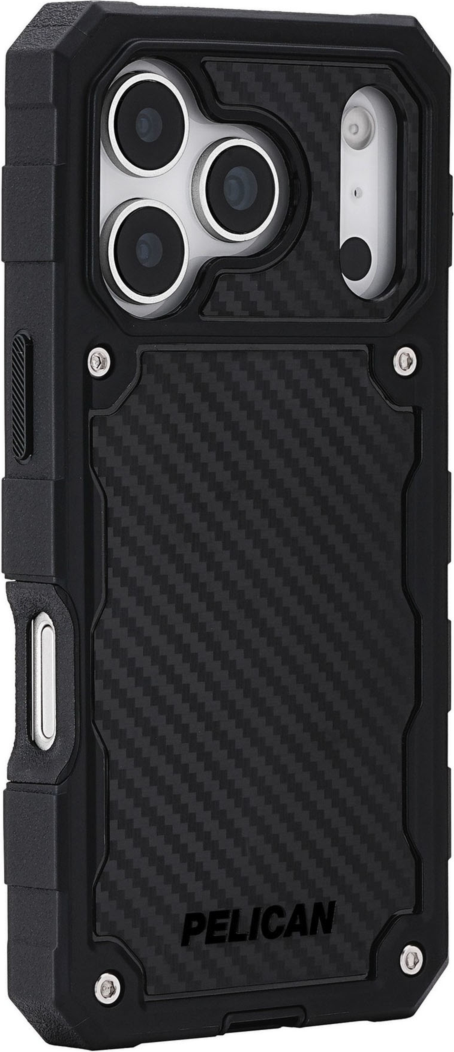 Pelican - Shield MagSafe Case with Holster for Apple iPhone 17 Pro - Carbon Fiber