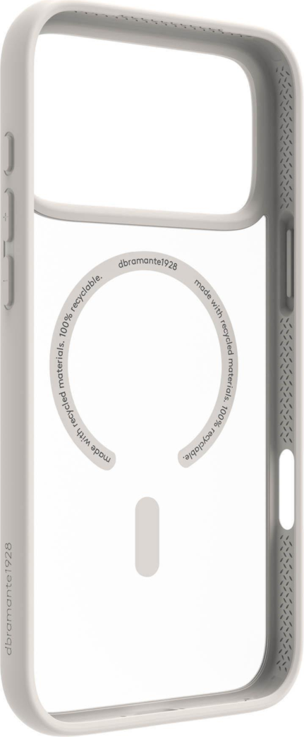 • Made from 100% GRS-certified recycled and recyclable plastic materials (1case=2x0.5l plastic bottles)
• Custom fit all-around protection
• Slim yet impact protective design (2m/6.5ft impact protection)
• Built-in MagSafe magnet
• Made without compromising on quality, functionality, and design