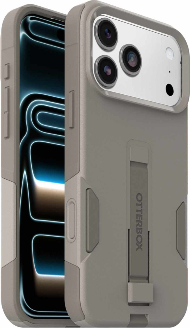 OtterBox - Commuter Grip MagSafe Case Grey Comfort for iPhone 18 Pro Max/17 Pro Max
