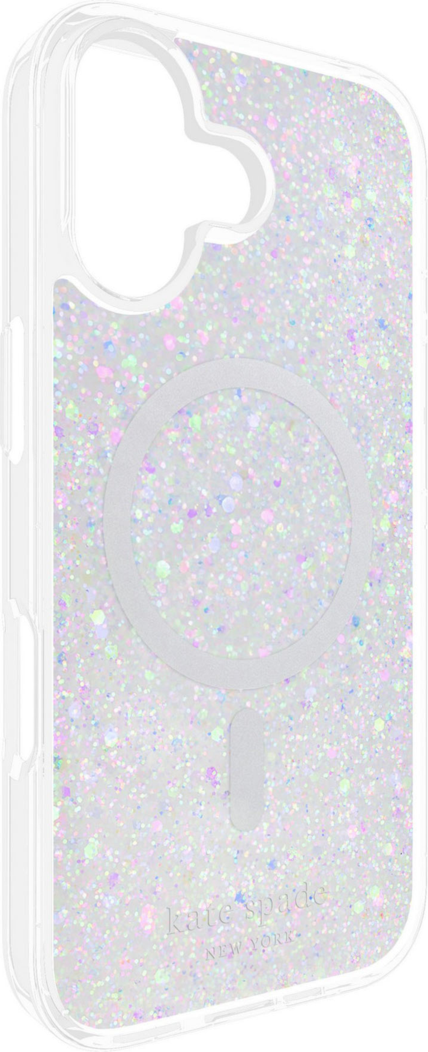 Kate Spade KS057396 Étui Protective MagSafe Chunky Glitter Iridescent pour iPhone 17