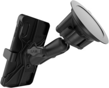 Built for Samsung’s most rugged phone, the RAM® EZ-Roll'r™ Suction Cup Mount for Samsung XCover Pro gives users the peace of mind of a sturdy RAM Mount with ease of use and quick accessibility.