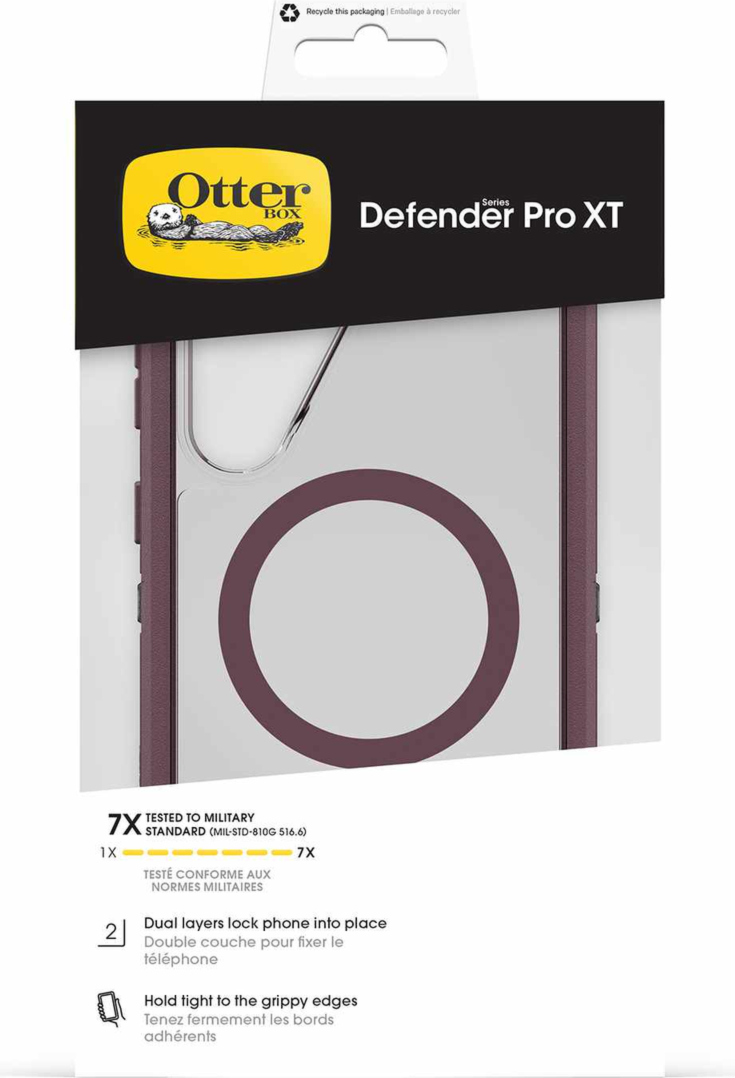 OtterBox - Defender Pro XT Clear Case w/Magnets Purple Mystery for Samsung Galaxy S26 Ultra