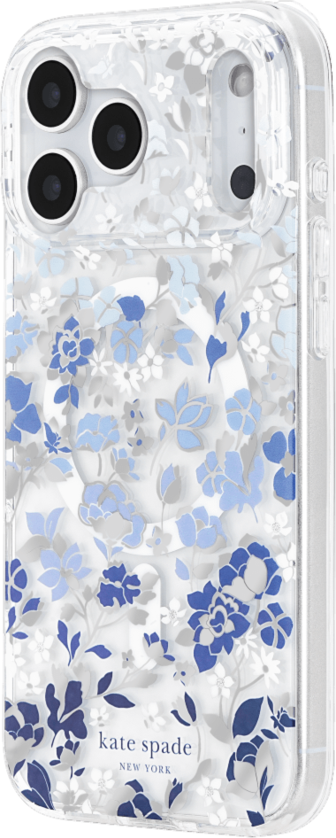 Kate Spade - Protective MagSafe Case for Apple iPhone 17 Pro Max - Flowerbed Blue