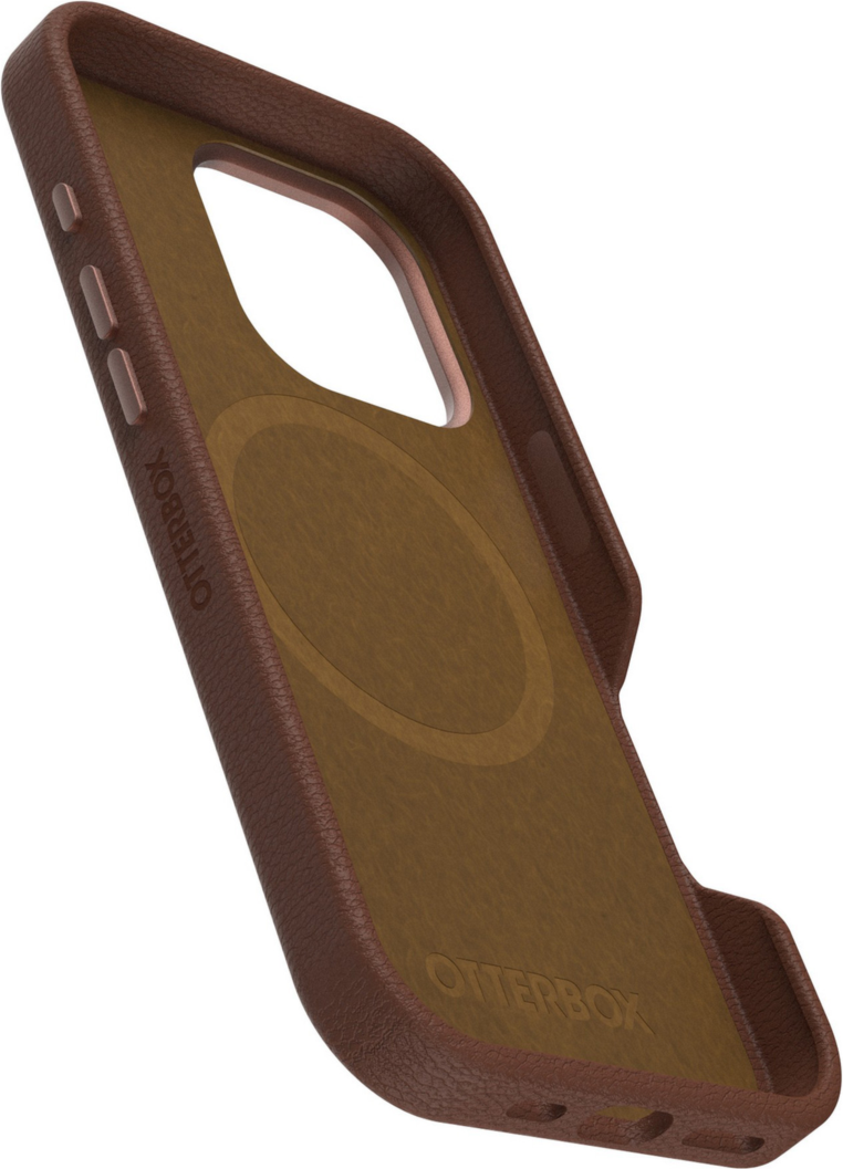 <p>Crafted from organically grown and sustainably harvested nopal cactus, the Otterbox Symmetry Series Cactus Leather case for MagSafe offers a sustainable alternative to traditional leather products.</p>