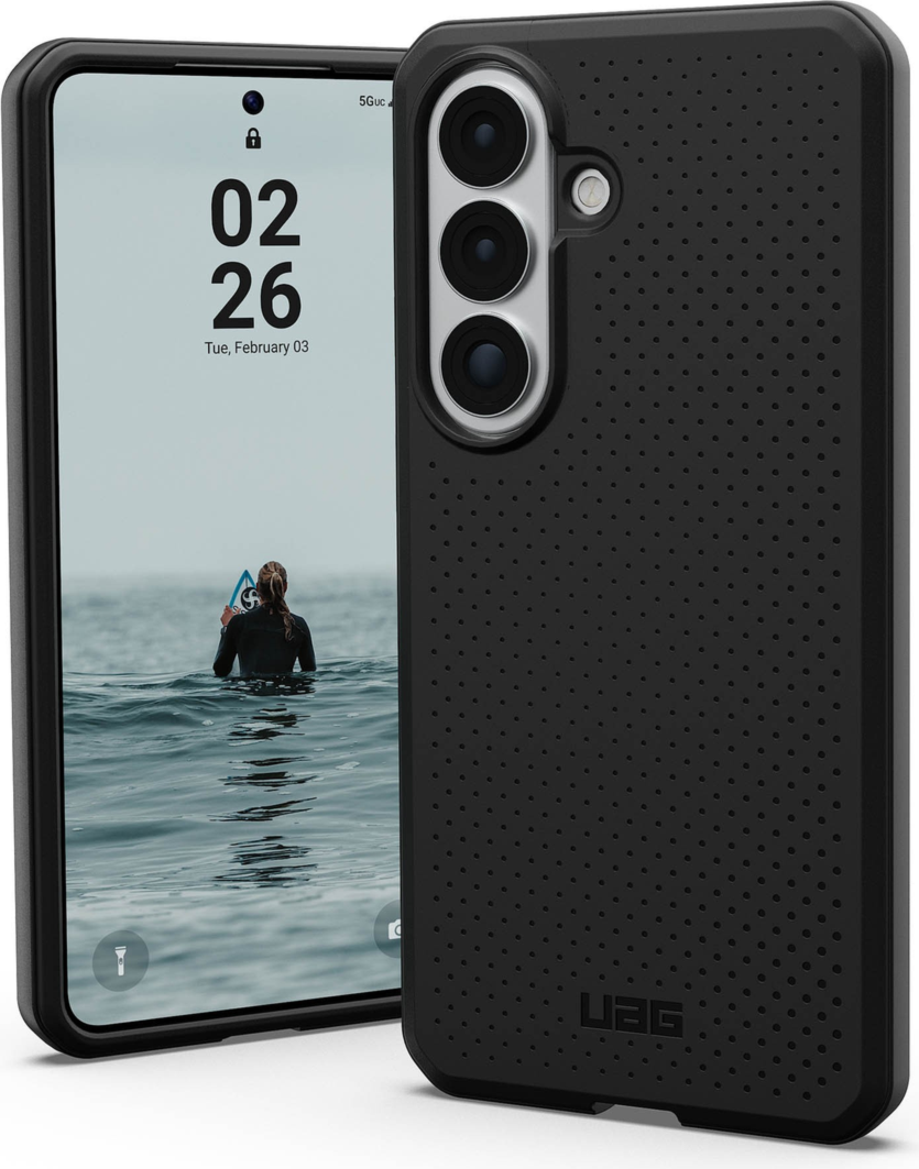 The UAG Dot case keeps devices protected without sacrificing style, featuring soft-touch silicone, a micro-perforated design, and a built-in magnet for magnetic accessories.