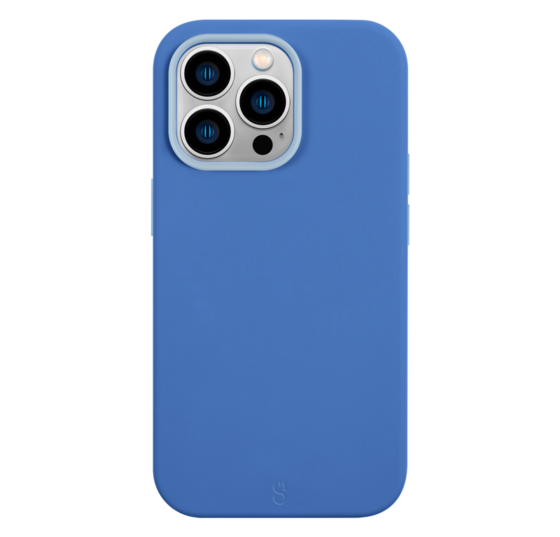 LOGiix - Silicone Case Vibrance Mag for iPhone 14 Pro Max - Blue Jay