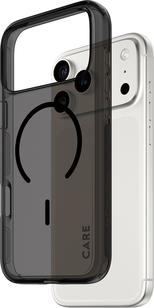 PanzerGlass CARE Smokey MagSafe iPhone 18 Pro Max/17 Pro Max - Noir - EN