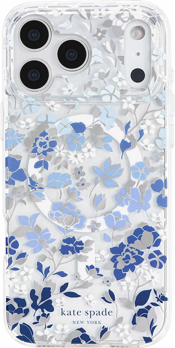 Kate Spade - Protective MagSafe Case Flowerbed Blue for iPhone 18 Pro Max/17 Pro Max