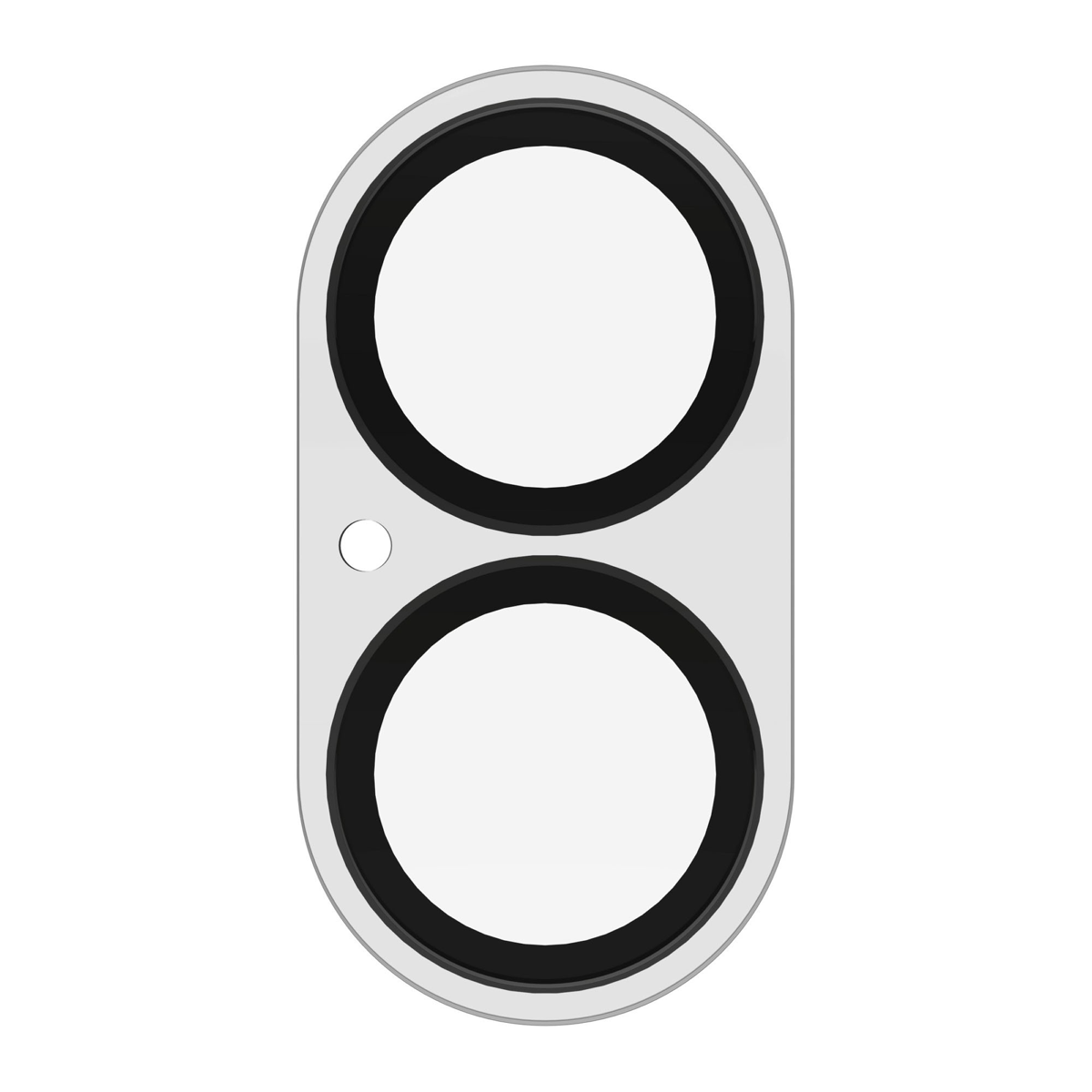The ZAGG InvisibleShield Glass Elite with anti-reflective technology protects phone camera lenses from scratches and smudges.