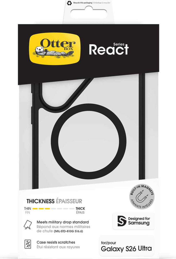 OtterBox - Profile Case w/Magnets Black Crystal for Samsung Galaxy S26 Ultra