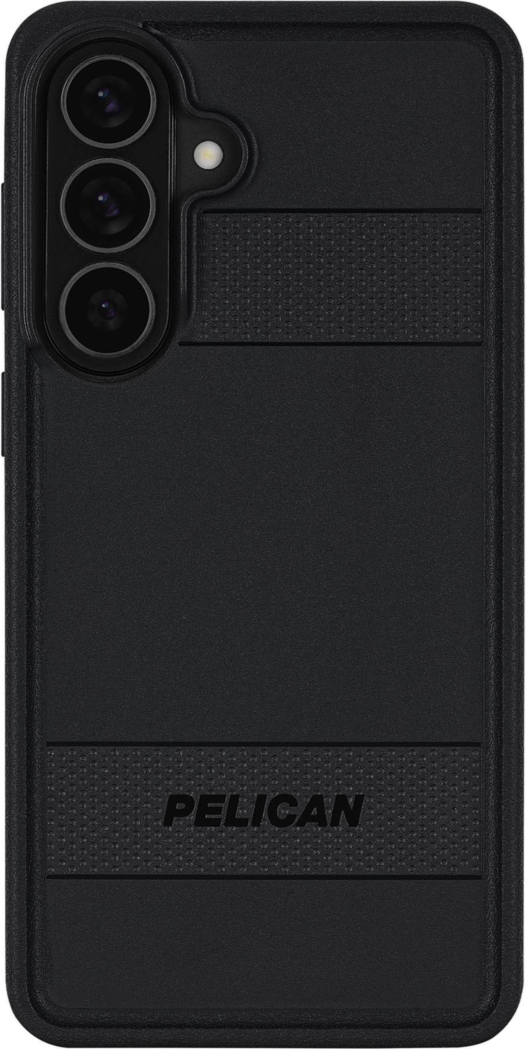 The Pelican Protector Case delivers military-spec 16-foot drop protection with an impact-resistant design, a shock-absorbing lining, and strong built-in magnets.