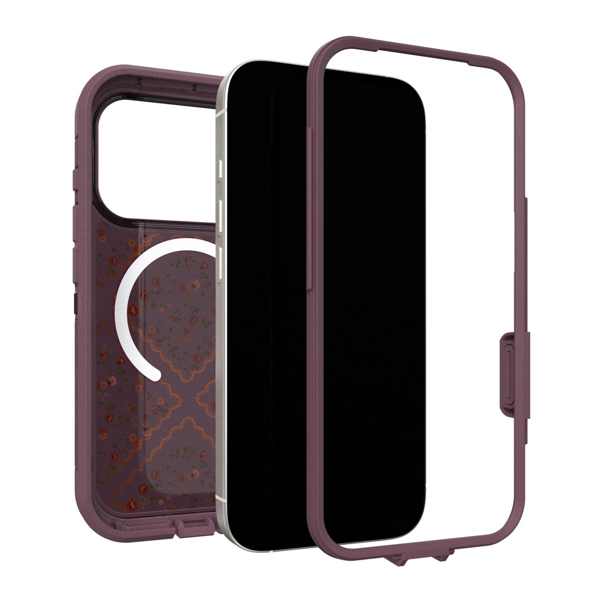 Get sleek, legendary phone protection with the OtterBox Defender Series Pro XT with MagSafe, a rugged dual-layer design that guards devices against drops, dirt, scrapes, and bumps.