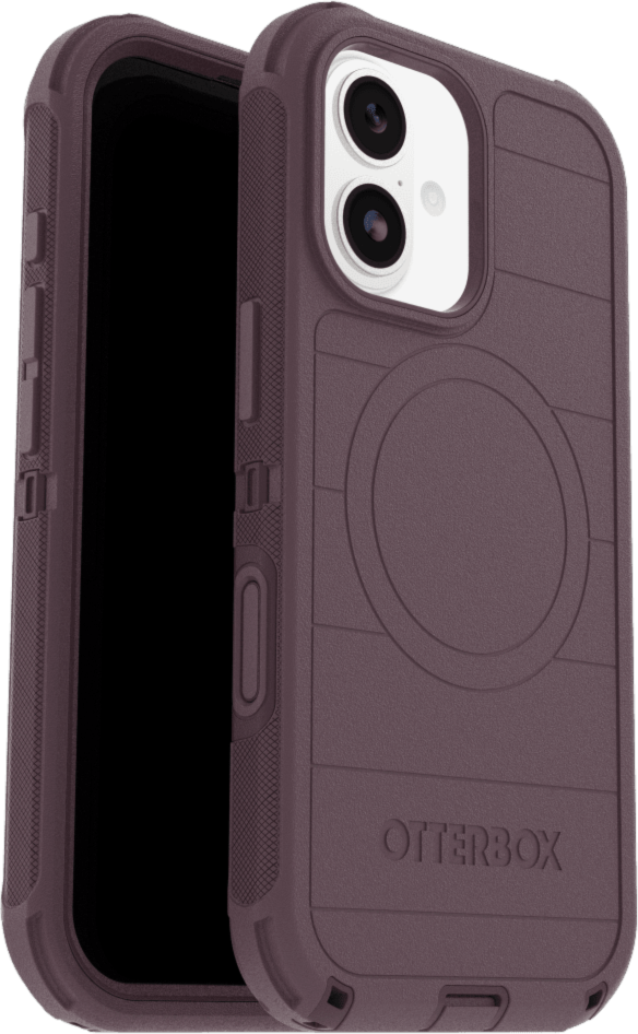 The OtterBox Defender Series Pro with MagSafe is the toughest case providing rugged protection against harsh drops. Equipped with MagSafe magnets and non-slip texturing.