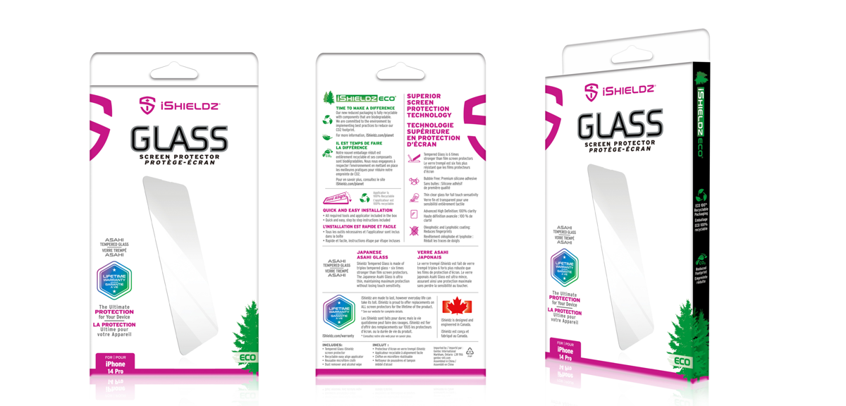 Tempered Asahi Glass Screen Protector,Applicator Tray