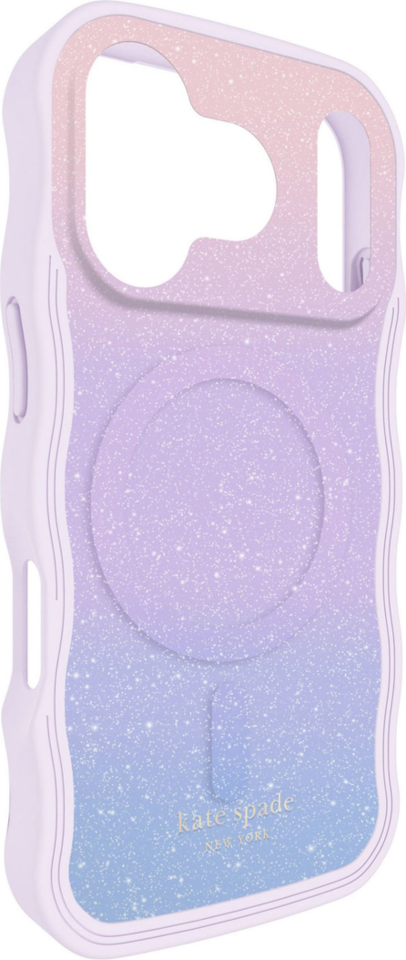 Kate Spade - Wavy MagSafe Case Opal Glitter for iPhone 17 Pro