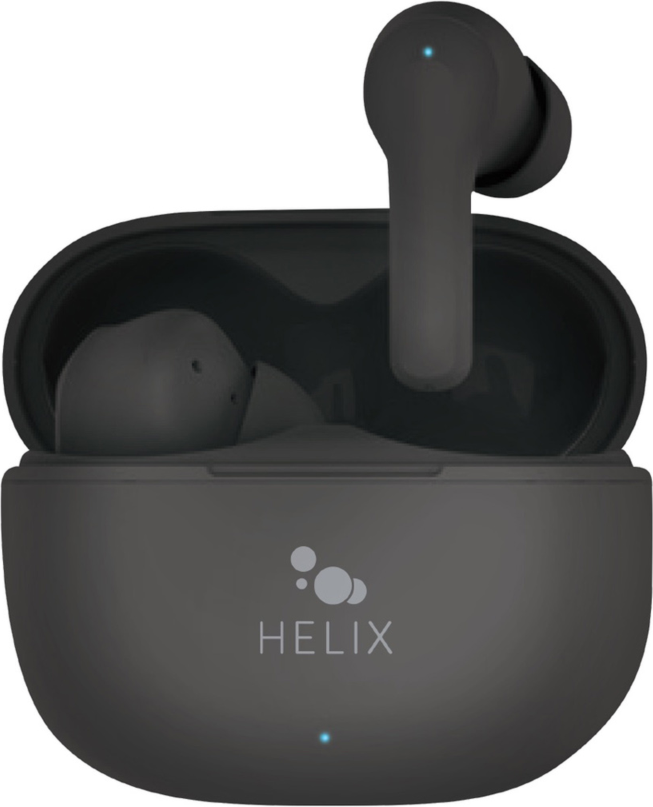 Helix/Retrak ETHTWGBE Écouteurs True Wireless Noir (Fabriqués avec un Emballage Recyclé)