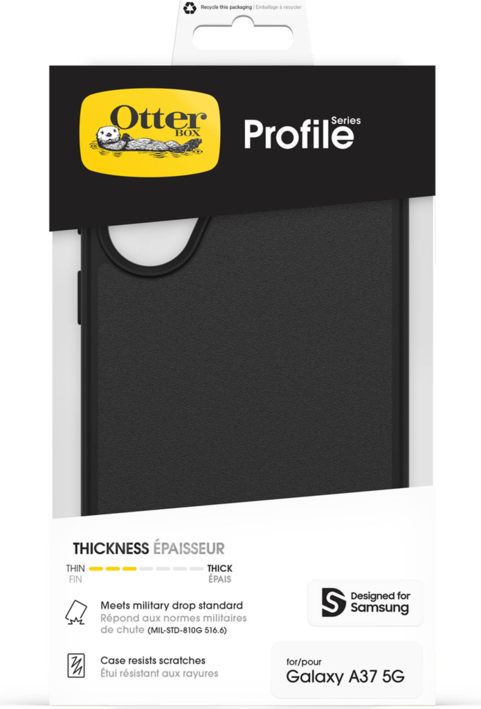 OtterBox - Coque Profile noire pour Samsung Galaxy A37 5G