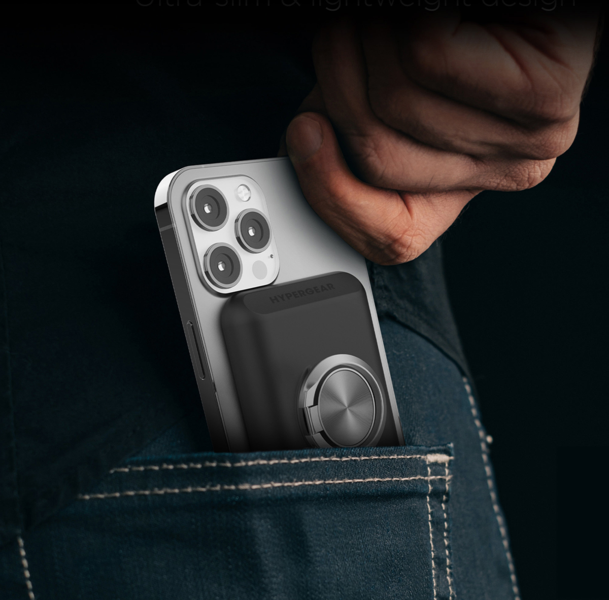 <p>Snap the Hypergear 5000mAh Magnetic Wireless Power Bank onto the back of your MagSafe compatible iPhone or MagSafe compatible case for immediate power.</p>