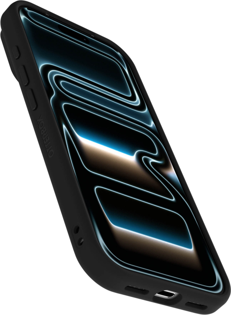The OtterBox Figura Series blends a velvety-soft feel with ultra-slim protection, military-grade drop defense, MagSafe compatibility, and raised edges to guard the screen and camera.