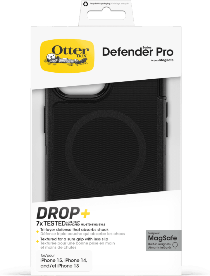 <p>The OtterBox Defender Series Pro with MagSafe is the toughest case providing rugged protection against harsh drops. Equipped with MagSafe magnets and non-slip texturing.</p>