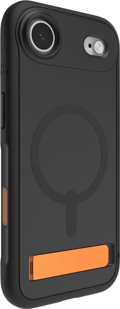 iPhone Air ZAGG Graphene Sedona Snap Kickstand Case - Flood Black/Orange
