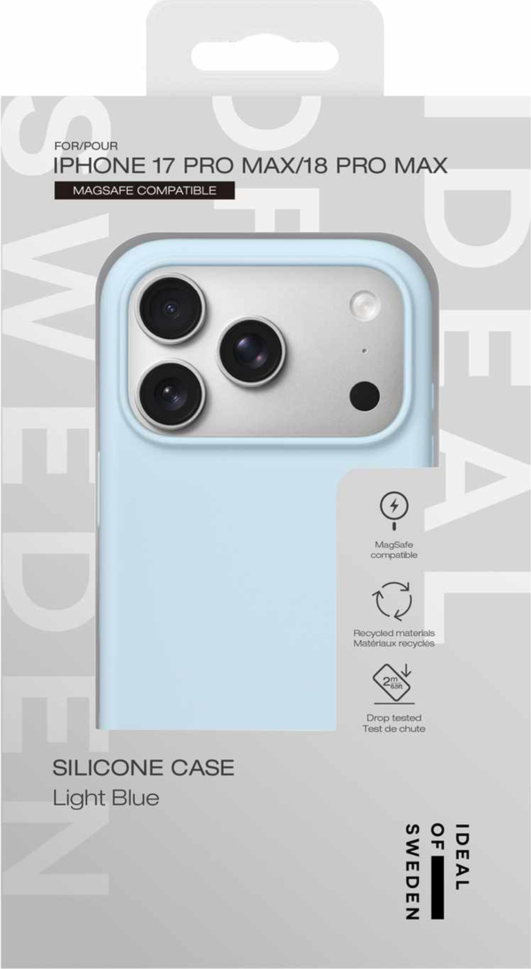Ideal of Sweden - Silicone MagSafe Case Light Blue for iPhone 18 Pro Max/17 Pro Max