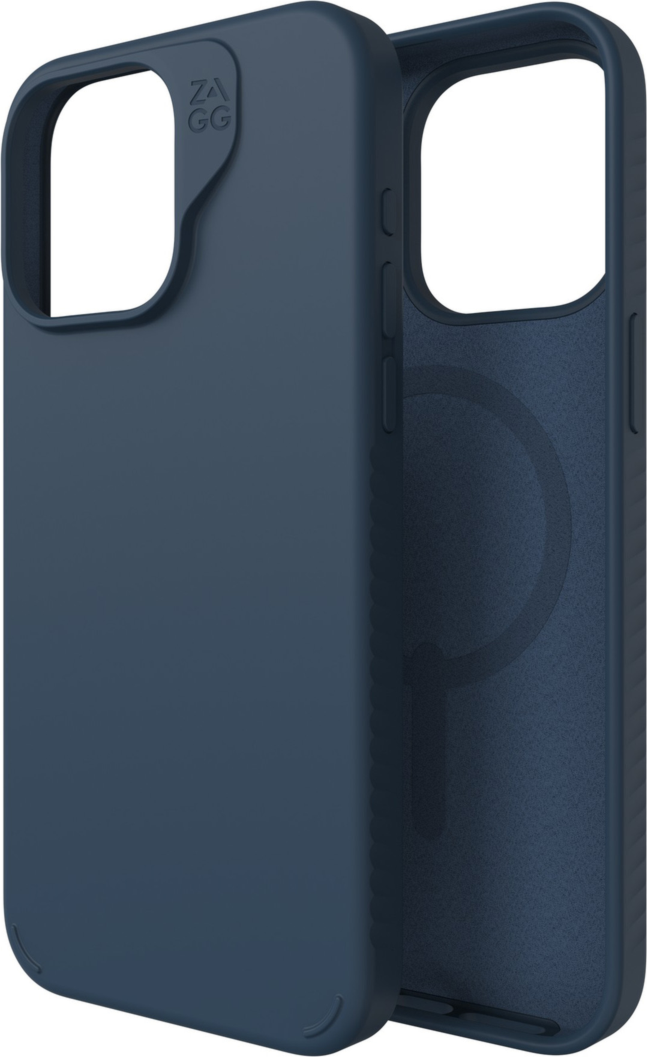Strengthened with Graphene, ZAGG's Manhattan Snap series case combines premium silicone with 13 ft drop protection and seamless MagSafe compatibility.