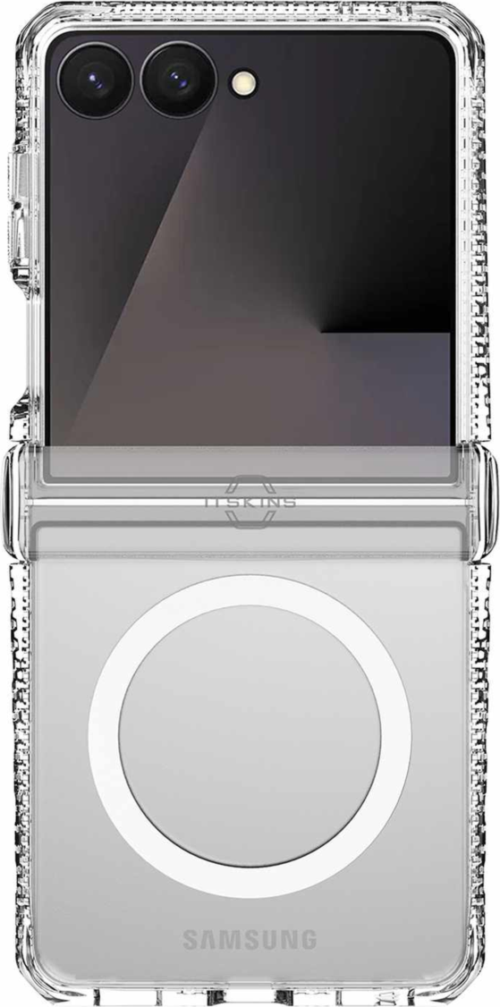 ITSKINS SGB8HIMCLTRSP Étui Hybrid_R Hinge Clear avec Magnets pour Samsung Galaxy Z Flip8
