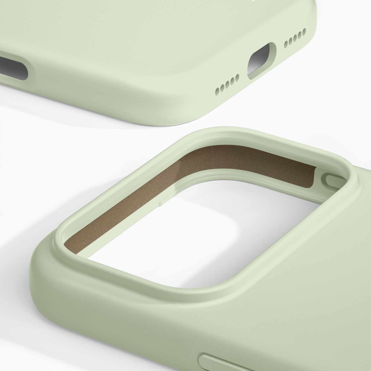 Ideal of Sweden IDSICMSI2661P419 Étui Silicone MagSafe Vert Sauge pour iPhone 18 Pro/17 Pro