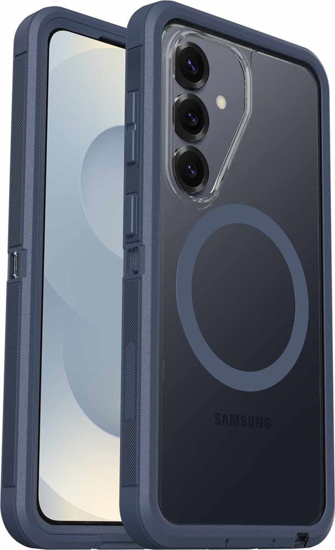OtterBox - Defender Pro XT Clear Case w/Magnets Baby Blue Clear for Samsung Galaxy S26+