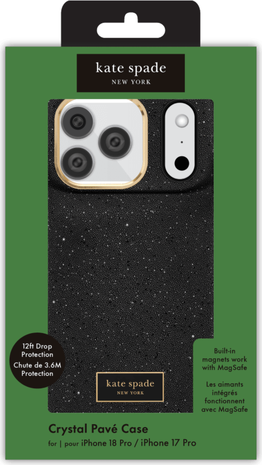 Kate Spade - Crystal Pave MagSafe Case for Apple iPhone 18 Pro - Nightfall