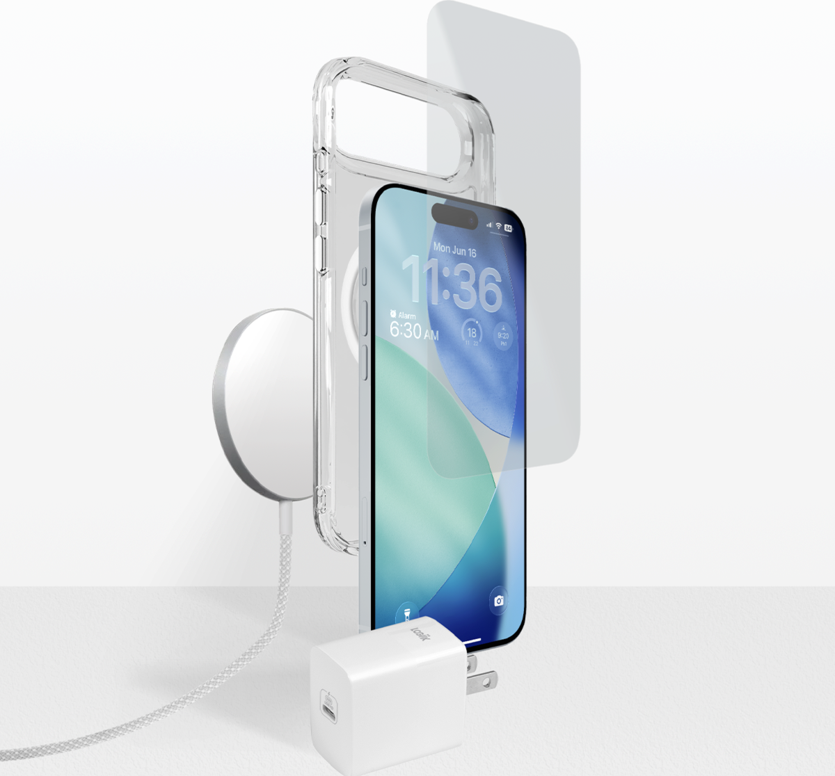 LOGiiX Smartphone Essentials for iPhone Air - White