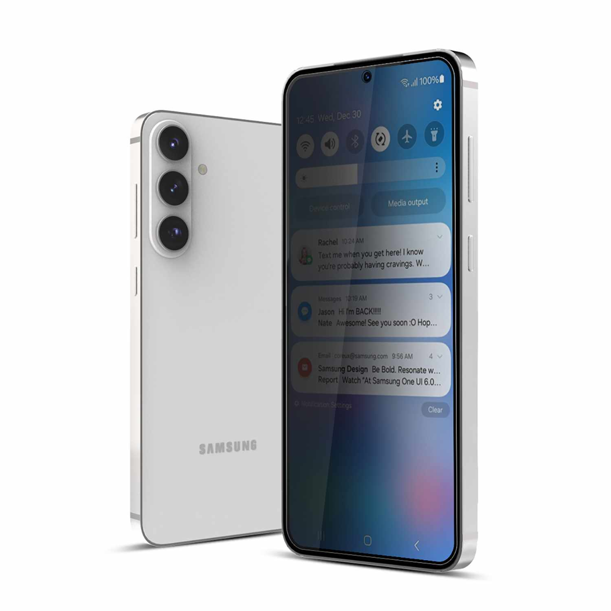 22 Cases 22SPTSGS26 Protecteur D'écran en Verre Trempé Privacy pour Samsung Galaxy S26