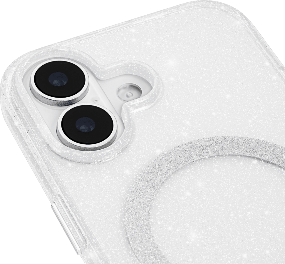 Case-Mate - Twinkle MagSafe Case for Apple iPhone 17 - Twilight Silver