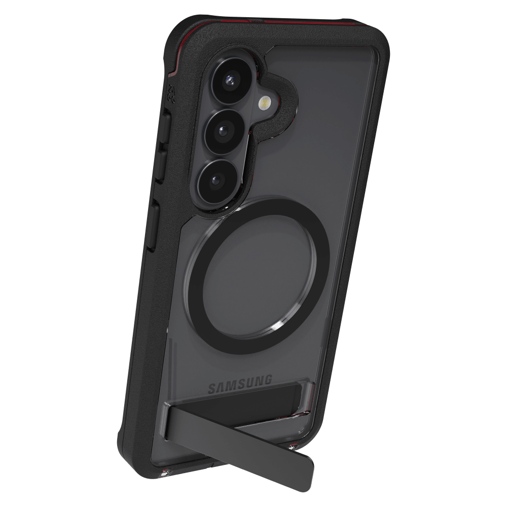 ZAGG - Étui Rainier Snap avec support pour Samsung Galaxy S26 - Noir fumé